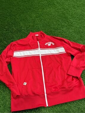 ESPN U Authentic Apparel Wisconsin Badger Track Jacket